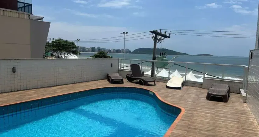 Apartamento 2 quartos à venda na orla da praia do morro, guarapari-es, lazer completo.