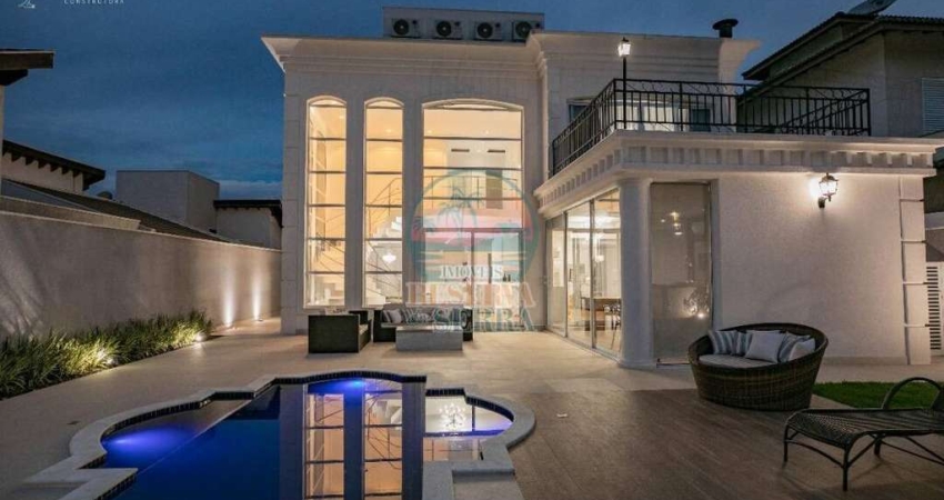 Linda casa Neoclássica cinematográfica Reserva da Serra
