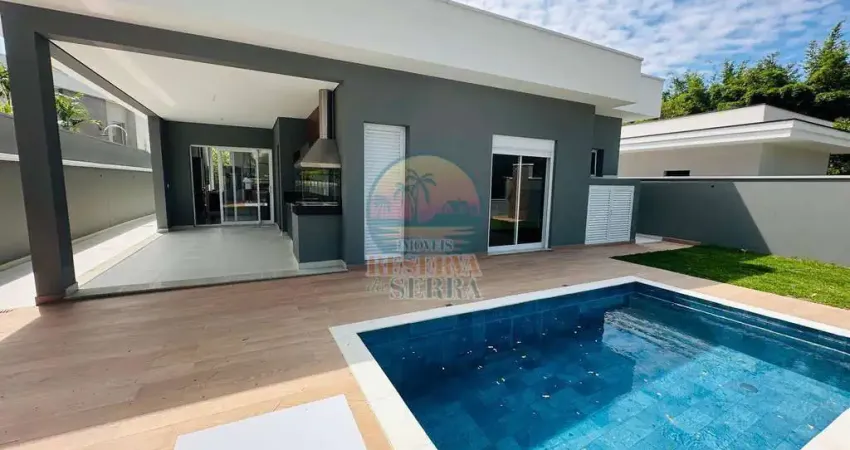 Casa a venda térrea com porteira fechada no Reserva da Serra