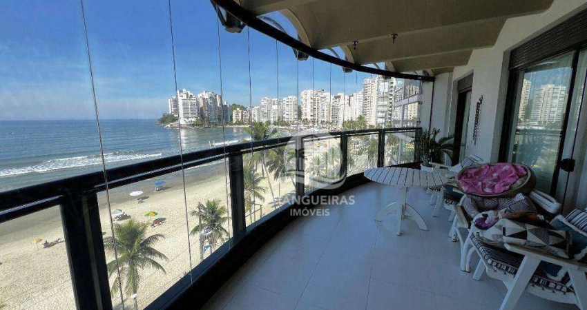 Praia de Astúrias - Alto Padrão - Lindo Apartamento Frente total ao mar - 2 garagens - Lazer Total - Vista espetacular - Melhor local.