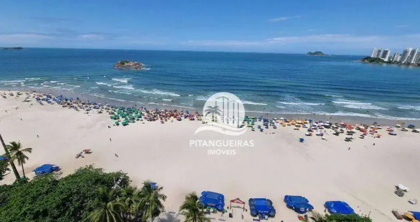 Pitangueiras - Frente ao mar - 04 dormitórios (03 suítes) - 02 vagas em parqueamento.