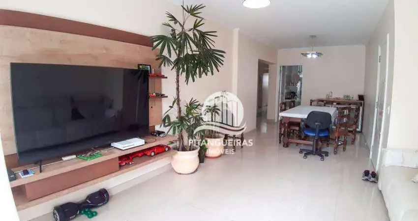 Apartamento com 3 dormitórios à venda, 130 m² - Pitangueiras - Guarujá/SP