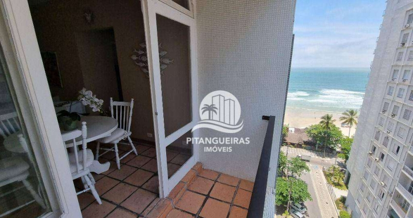 Pitangueiras, Vista Mar , 50 metros da praia, 2 dormitórios à venda, 90 m² por R$ 465.000 - Pitangueiras - Guarujá/SP