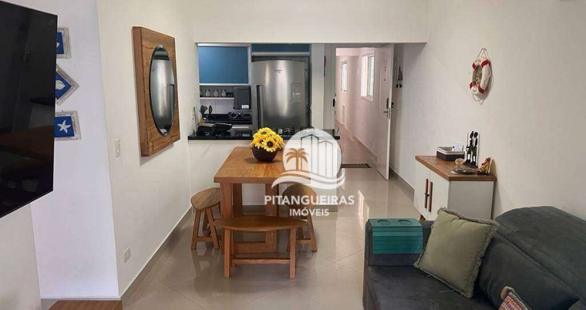 Apartamento amplo com lazer 1 quadra da Praia na Praia de Pitangueiras - Guarujá