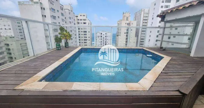 Cobertura com 2 dormitórios, 180 m² - venda - Pitangueiras - Guarujá/SP