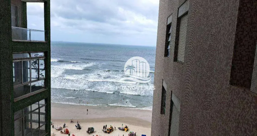 APARTAMENTO FRENTE AO MAR, COM VISTA, SÃO 3 DORMITÓRIOS SENDO 1 SUÍTE.