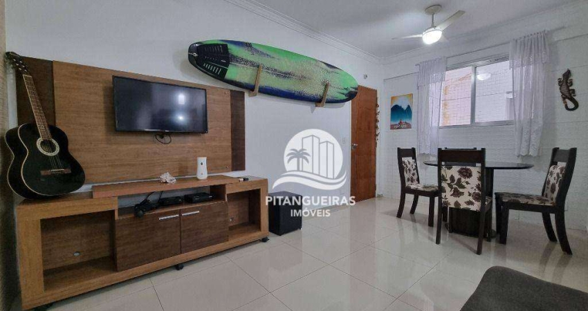 Praia das Pitangueiras, Reformado, Pero da Praia,1 dormitório à venda, 45 m² por R$ 280.000 - Guarujá/SP