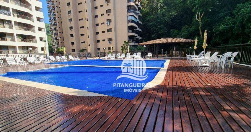 Praia das Pitangueiras, Lazer, 2 dormitórios à venda, 85 m² por R$ 750.000 - Guarujá/SP