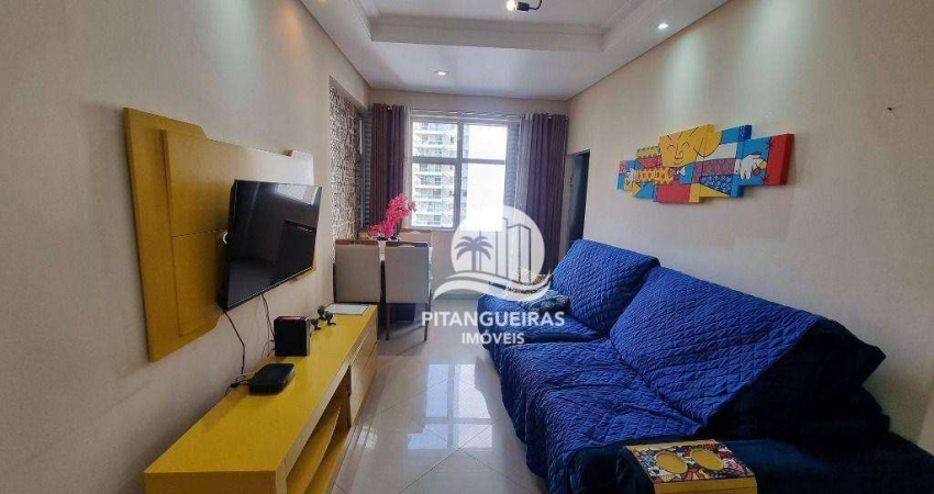Apartamento com 1 dormitório à venda, 45 m² - Pitangueiras - Guarujá/SP