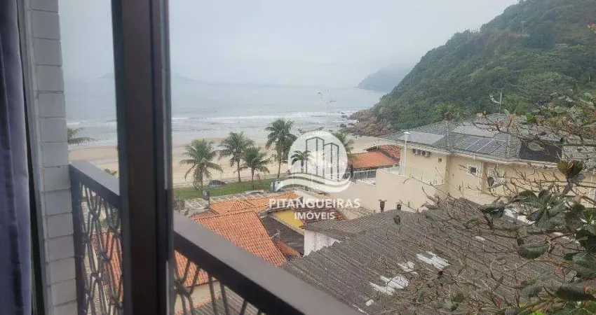 Lindo e aconchegante apartamento de 2 dormitórios na Praia do Tombo tendo uma maravilhosa vista para o Mar.