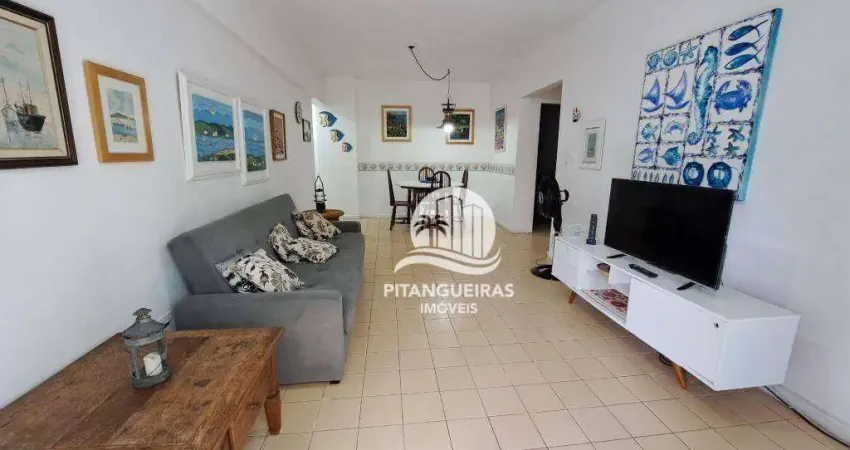 Apartamento com 2 dormitórios para alugar, 90 m² por R$ 3.802,00/mês - Tombo - Guarujá/SP
