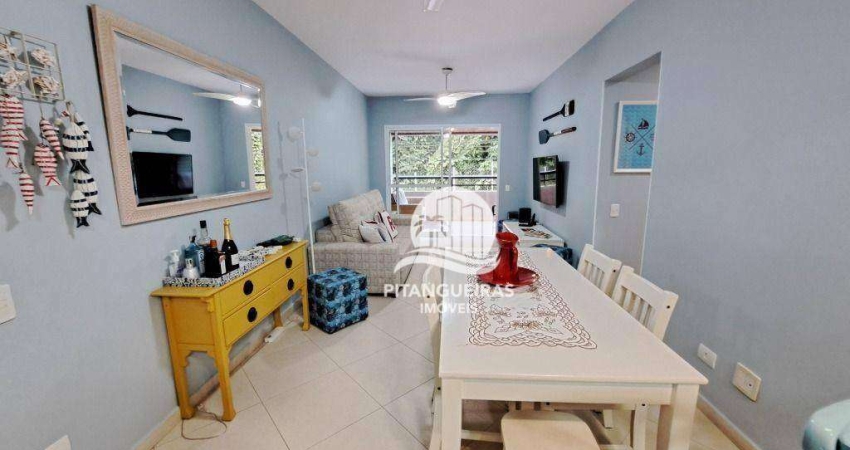 Apartamento amplo com 3 dormitórios 100 metros das Praias da Enseada e da Praia das Pitangueiras.
