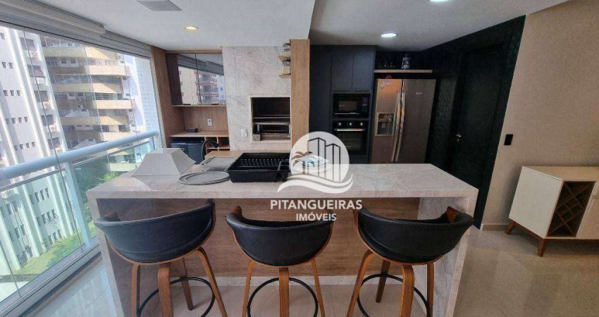 Apartamento com 3 dormitórios à venda, 109 m² - Pitangueiras - Guarujá/SP