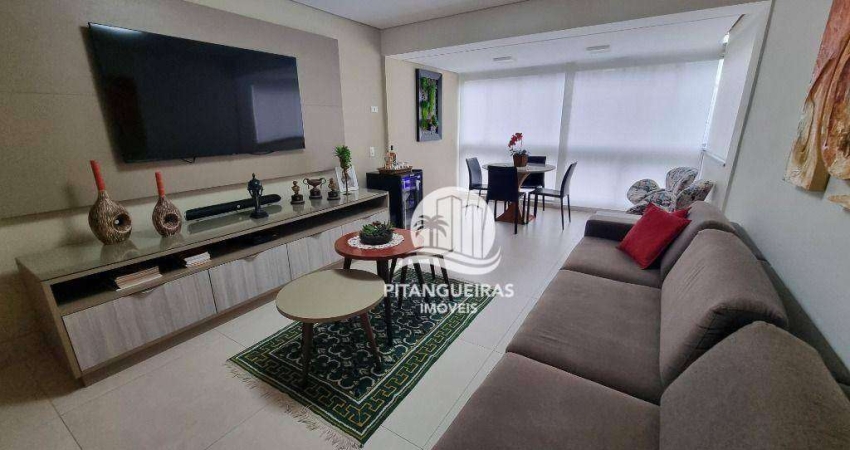 Apartamento com 4 dormitórios à venda, 140 m² - Pitangueiras - Guarujá/SP