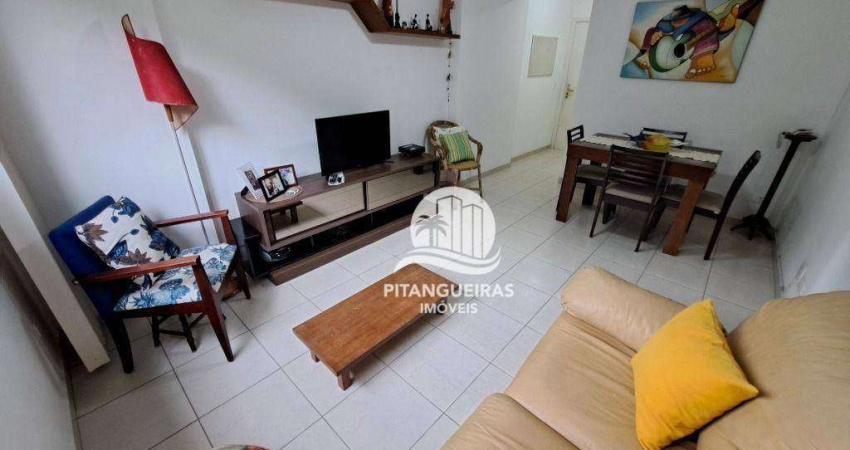 Apartamento com 1 dormitório à venda, 50 m² - Pitangueiras - Guarujá/SP