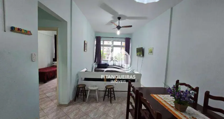 Apartamento com 1 dormitório à venda, 45 m² - Pitangueiras - Guarujá/SP