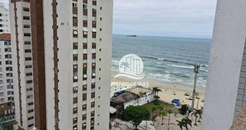 Apartamento com 3 dormitórios para alugar, 130 m² por R$ 4.000,00/mês - Pitangueiras - Guarujá/SP