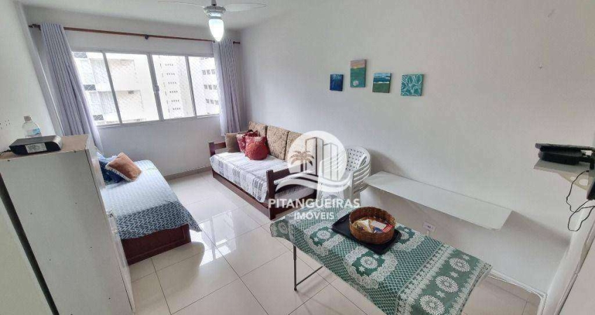 Apartamento com 1 dormitório à venda, 50 m² - Pitangueiras - Guarujá/SP