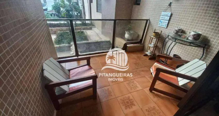 Apartamento com 2 Quartos e 2 vagas de garagem, 2 quadras da praia na Pitangueiras  Guarujá/SP.