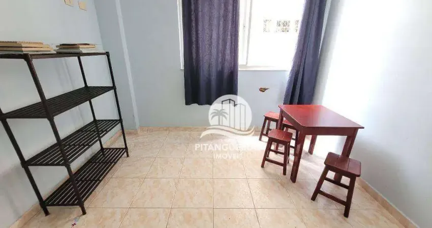 Apartamento com 1 dormitório para alugar, 50 m² - Pitangueiras - Guarujá/SP