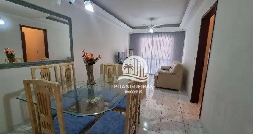 Apartamento com 2 dormitórios para alugar, 75 m² - Pitangueiras - Guarujá/SP