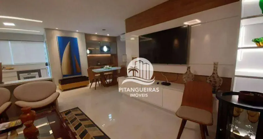 Apartamento com 3 dormitórios à venda, 120 m² por R$ 700.000,00 - Pitangueiras - Guarujá/SP