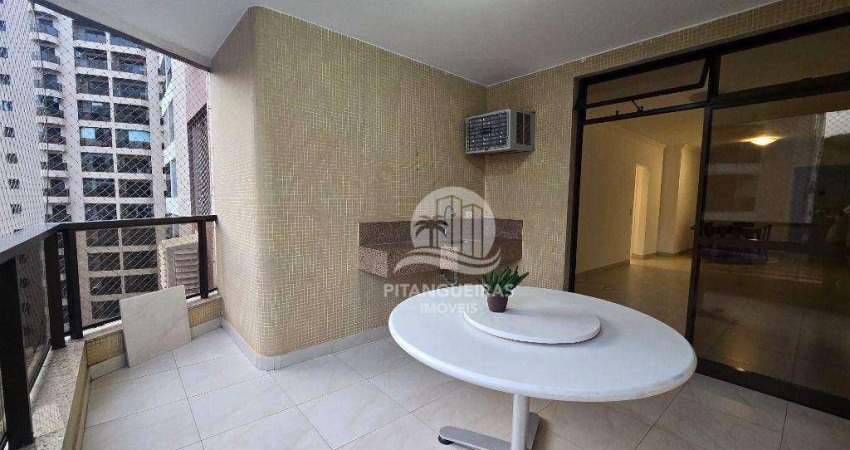 Apartamento com 3 dormitórios à venda, 115 m² - Pitangueiras - Guarujá/SP