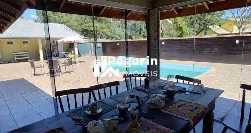 Chácara à venda em campina grande do sul, roseira, com 5 quartos, 192,00m²