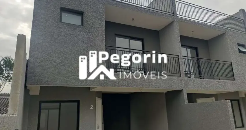 Sobrado à venda em curitiba, santa cândida, com 3 quartos, 125,73m²