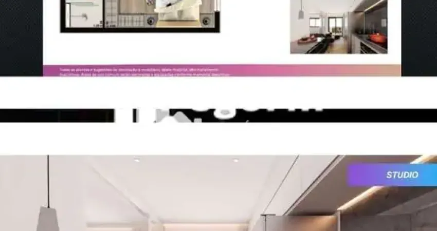 Apartamento à venda em pinhais, centro, com 1 quarto, 32,39m²