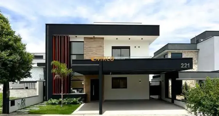 Sobrado à venda no condomínio reserva aruanã 100% automatizada, 3 suites - sjc