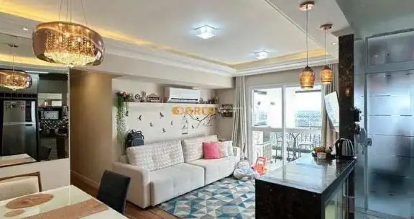 Apto 2 dormitórios com sala ampliada - 81m² | condomínio das palmeiras