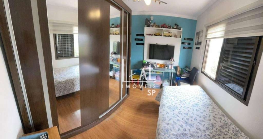 Apartamento com 3 dormitórios à venda, 75 m² por R$ 530.000,00 - Vila Oratório - São Paulo/SP