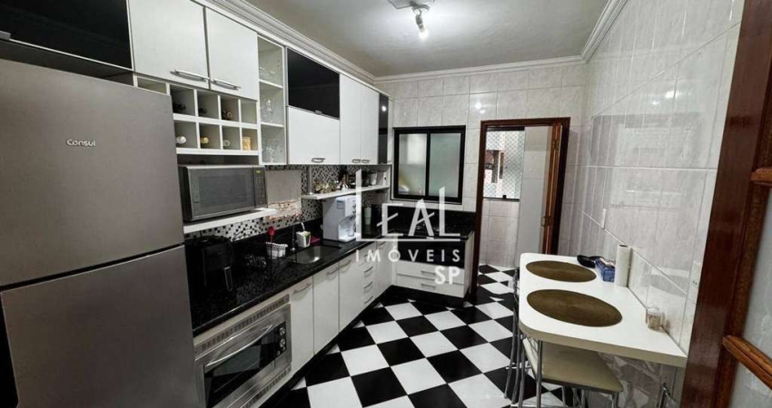 Apartamento com 2 dormitórios à venda, 107 m² por R$ 590.000,00 - Canto do Forte - Praia Grande/SP