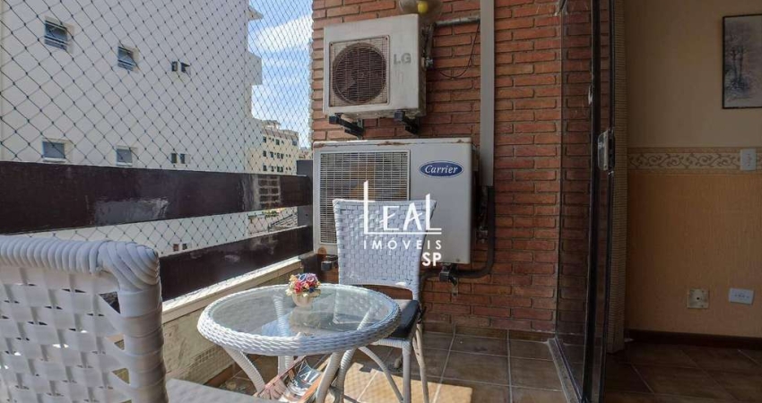 Apartamento com 1 dormitório, 160 m² - venda por R$ 550.000 ou aluguel por R$ 4.200/mês - Balneário Cidade Atlântica - Guarujá/SP
