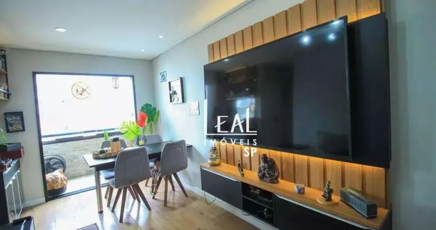 Apartamento com 2 dormitórios à venda, 50 m² por r$ 650.000,00 - chácara mafalda - são paulo/sp