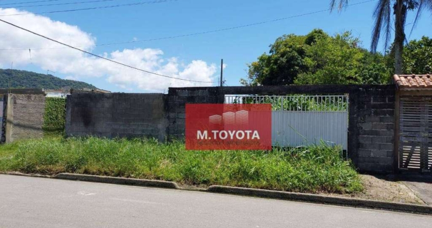 Terreno à venda, 253 m² por R$ 120.000,00 - Jardim Leonor - Mongaguá/SP