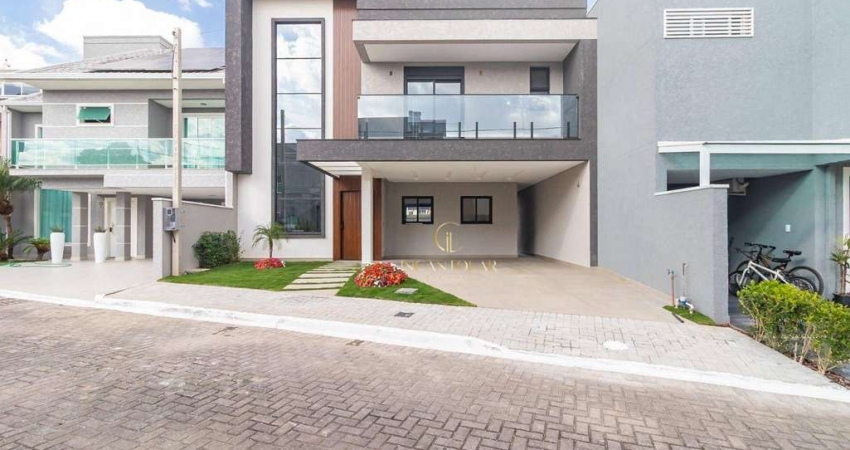 Sobrado Tríplex à Venda no Uberaba – 4 Dormitórios, 180m², Terraço com Preparação para Jacuzzi, 4 Vagas | R$ 1.690.000