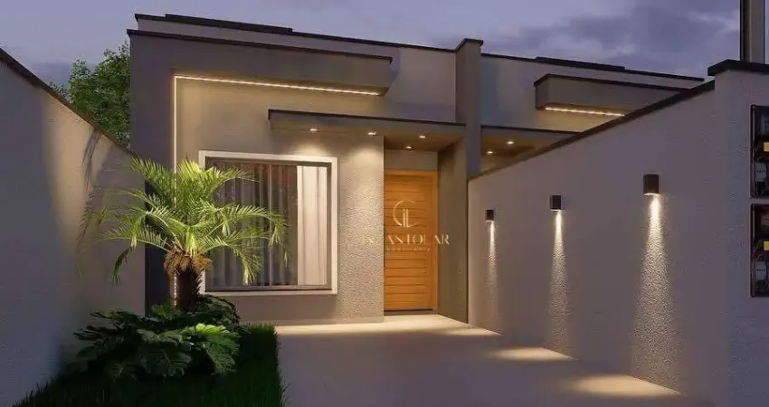 Casa com 2 Dormitórios, Espaço Gourmet e 1 Vaga à Venda no Sítio Cercado | 47m² | R$ 320.000  Minha Casa Minha Vida