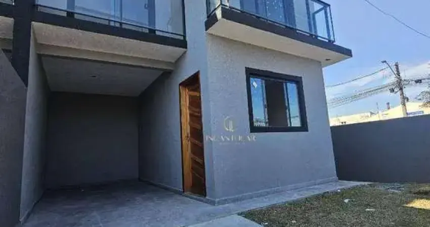 Sobrado de Esquina à venda no Umbará | 3 Dormitórios (02 com sacada) | 81m² | 02 Vagas | Se enquadra no programa Minha Casa Minha Vida | R$ 490.000