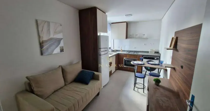 Apartamento decorado à venda no cajuru| 1 dormitório | 28 m² privativos | 34 m² totais | vaga de garagem | r$ 299.000 | entrada facilitada