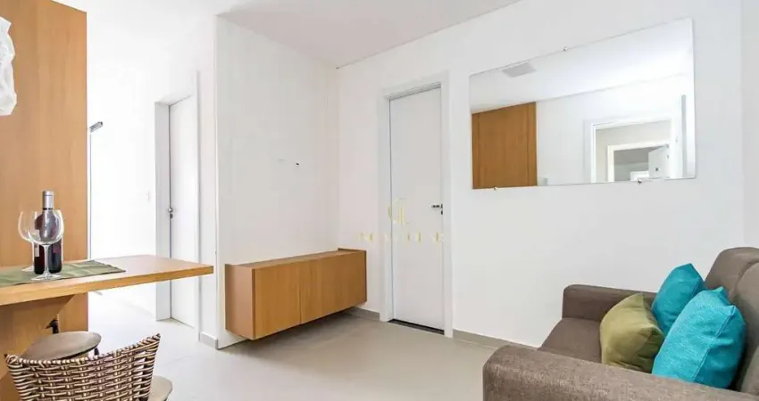 Apartamento decorado com churrasqueira à venda no bairro cajuru – 1 dormitório – 30m² – r$ 259.000,00