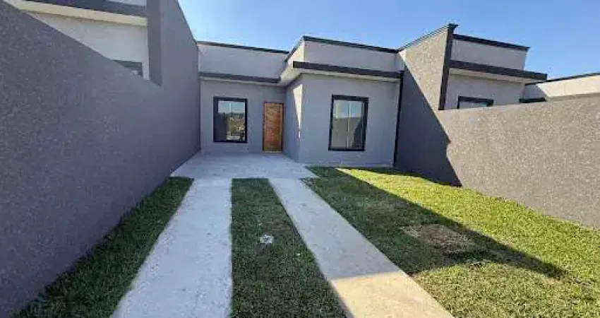 Casa à venda | 60m² | 3 dormitórios | quintal + área gourmet | 2 vagas | frente rua – r$ 390.000,00 – capela velha, araucária