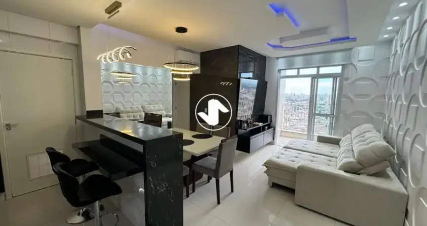 Apartamento mobiliado com área de lazer completa - edificio jardim beira rio grande terceiro