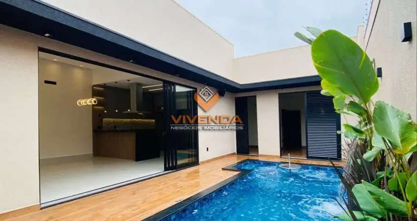 CASA ALTO PADRAO COM PISCINA COM 4 DORMITORIOS NO JD TELINE