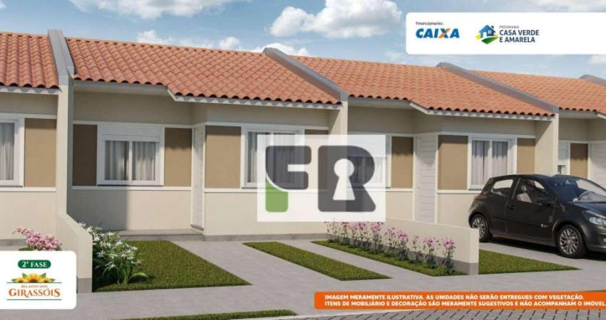 Casa com 2 dormitórios à venda, 44 m² por R$ 197.000,00 - Residencial Meu Rincão - Cachoeirinha/RS