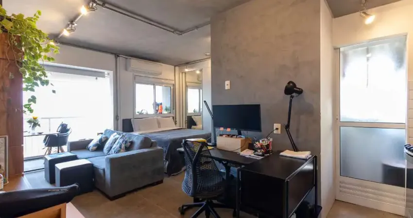 Apartamento para venda em brooklin com 1 quarto, sendo 1 suíte , 44m²