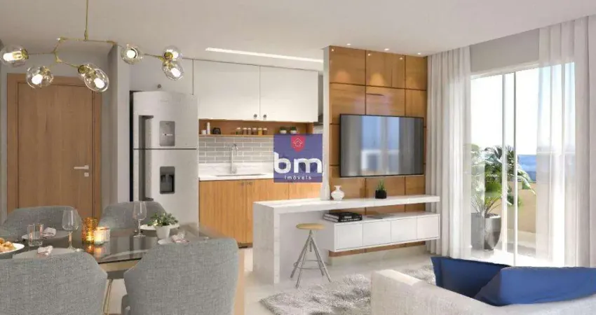 Apartamento à venda em Praia Grande, Guilhermina, com 1 quarto, com 40.61 m²