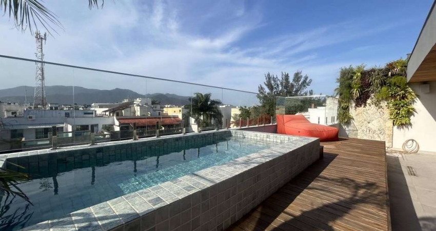 Cobertura Duplex de Luxo no Recreio dos Bandeirantes - Um Verdadeiro Refúgio de Sofisticação com 4 suítes