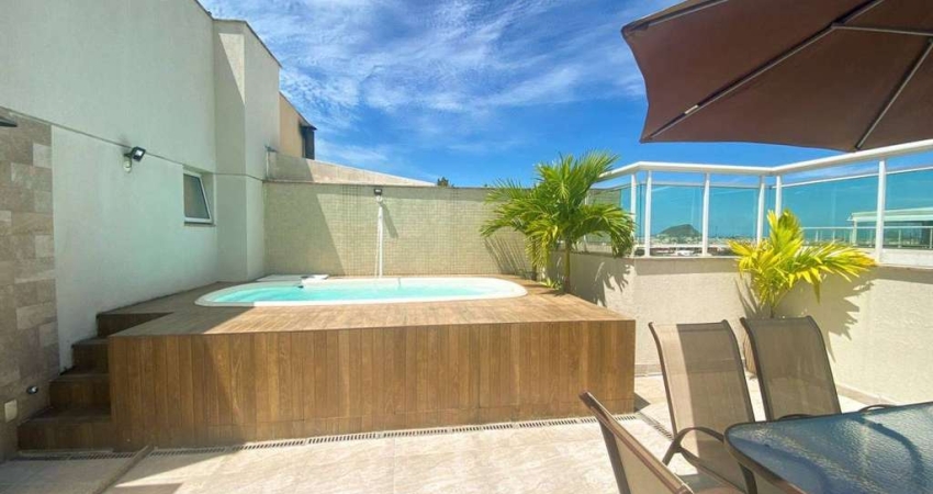 ?Cobertura de Luxo no Recreio dos Bandeirantes: 4 Quartos, 170m², Condomínio Completo com Piscina, Academia e Segurança 24h.?